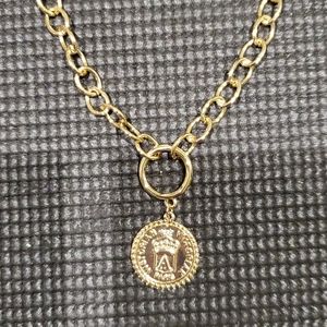 2/20Chocker Coin Pendant Necklace